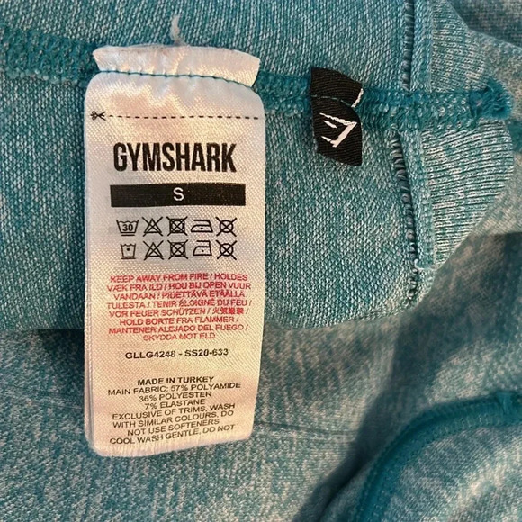 Gymshark FLEX HIGH WAISTED LEGGINGS blue Size S - Picture 8 of 10